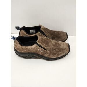 Merrell Jungle Moc Brown Casual Suede Slip On Comfort Shoes J63829 Mens Sz 9